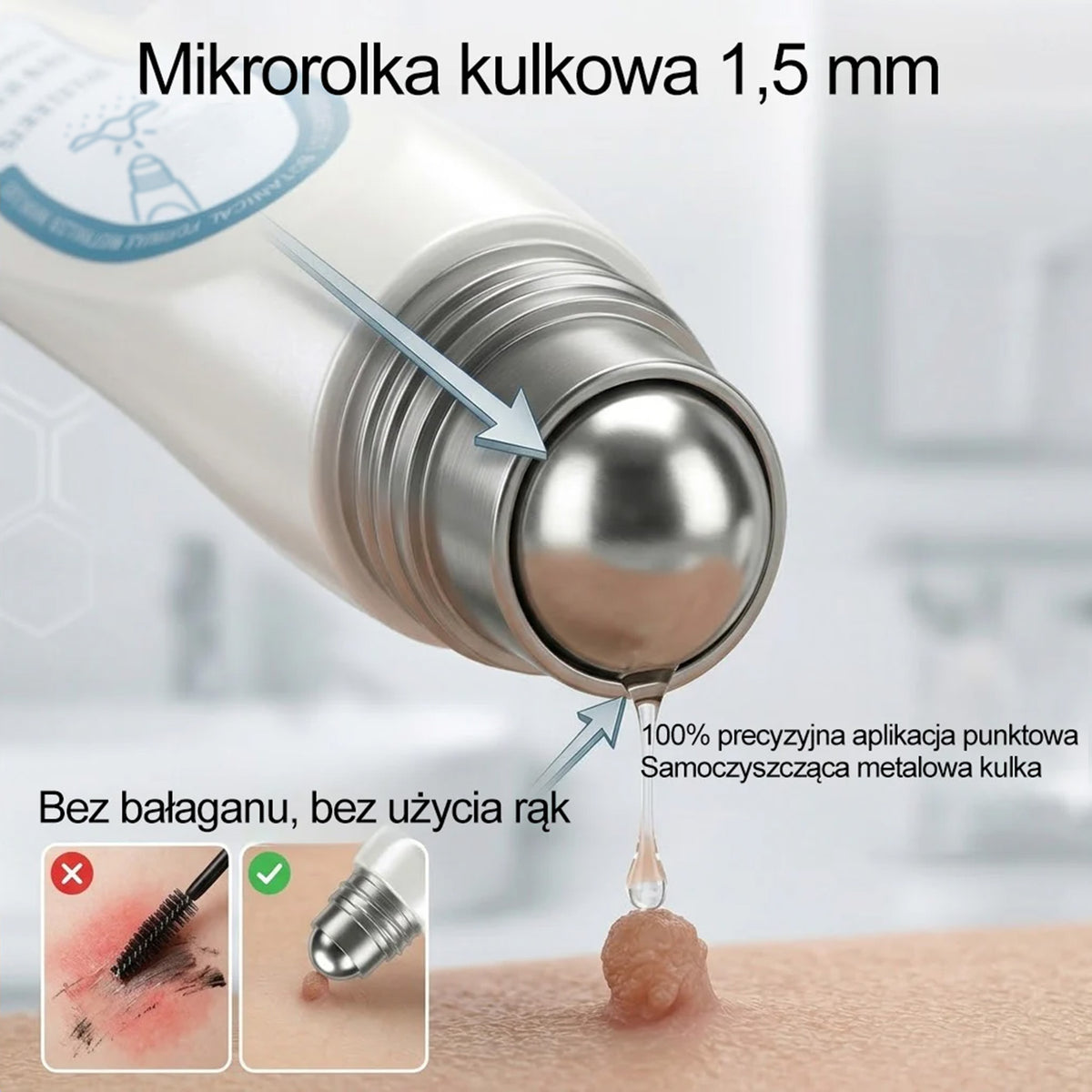 💛Oficjalny Sklep Markowy | ✅👩‍⚕️ Rolimey® 7-Dniowy 𝗧𝗮𝗴 & 𝗦𝗽𝗼𝐭 𝐄𝐫𝐚𝐬𝐞𝐫 (Bez bólu, Bez blizn – aplikator z kulką) 💛