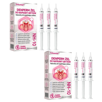 🧑‍⚕️Trilumia® 🦷 DenPerm – Naturalny żel do odbudowy szkliwa i wypełniania ubytków próchnicowych 🧊