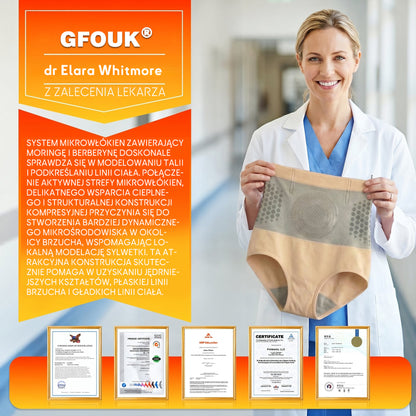 🎊🪩 GFOUK® 2026 Ulepszona Wersja Plus | 🚚 Spodenki spalające tłuszcz 4 w 1 z moringą, berberyną i modelującymi mikrocząsteczkami