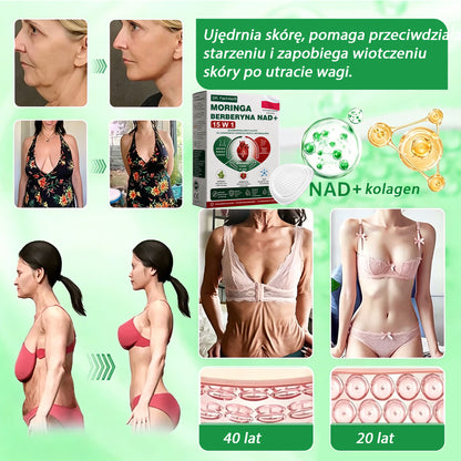 🍀DR.Fachmer® Moringa, Berberyna i NAD+ – nanoplastrowy plaster mikroigłowy 15 w 1 | Nowa generacja pielęgnacji ciała z zaawansowaną nanoformułą 🌿