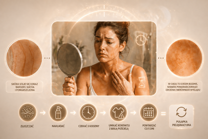 🔥🔥 Do 70% ZNIŻKI na Plastry Brązujące SunFree od Trilumia® 🤎 Złocista opalenizna bez promieni UV 🌟 Naturalny blask nawet przez 14 dni