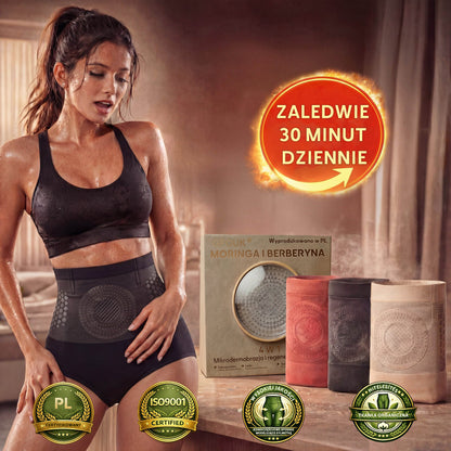 🍇Oficjalny sklep marki |🎉GFOUK® 2026 MORINGA I BERBERYNA 4 W 1 MIKROCZĄSTECZKOWE MODELOWANIE SYLWETKI I SPODENKI SPALAJĄCE TŁUSZCZ