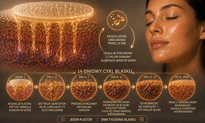 🔥🔥 Do 70% ZNIŻKI na Plastry Brązujące SunFree od Trilumia® 🤎 Złocista opalenizna bez promieni UV 🌟 Naturalny blask nawet przez 14 dni
