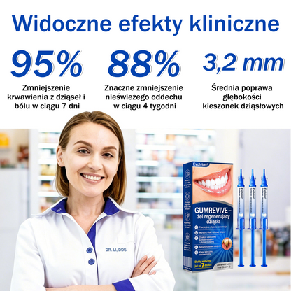 💖 Evolvion® GumRevive — żel do regeneracji i odbudowy dziąseł 🦷